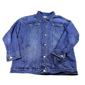 Anthropologie Pilcro Jean Jacket Denim Women’s Size L